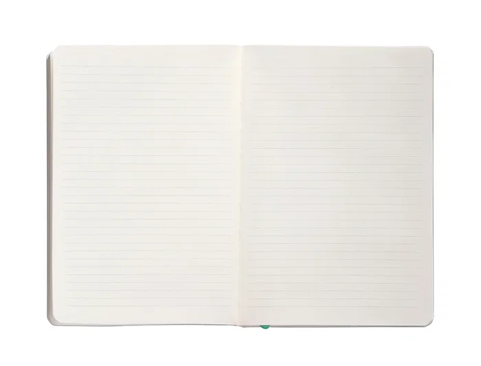 Antartik Cuaderno A5 Tapa Blanda Hojas Rayadas Gris y Turquesa 80 Hojas 80gr FSC
