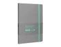 Antartik Cuaderno A5 Tapa Blanda Hojas Rayadas Gris y Turquesa 80 Hojas 80gr FSC