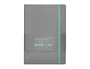 Antartik Cuaderno A5 Tapa Blanda Hojas Rayadas Gris y Turquesa 80 Hojas 80gr FSC