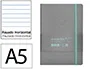 Antartik Cuaderno A5 Tapa Blanda Hojas Rayadas Gris y Turquesa 80 Hojas 80gr FSC