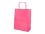 Q-connect Bolsa Papel Celulosa Rosa XS con Asa Retorcida 180x240x80 mm (Pack 25)