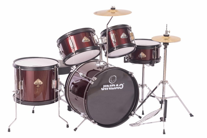 Batería Infantil Jinbao 1046 Roja
