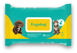 Freedog Toallitas Húmedas Mango Grande 40Ud 28x18 cm