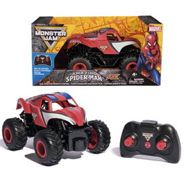 Monster Jam Spin Master Monster Truck RC Spider-Man - Vehículo teledirigido para niños +4 años