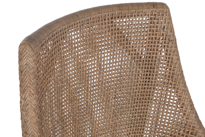 DKD Home Decor Silla Mindi Poliéster Gris DKD Home Decor Silla Mindi Poliéster Gris