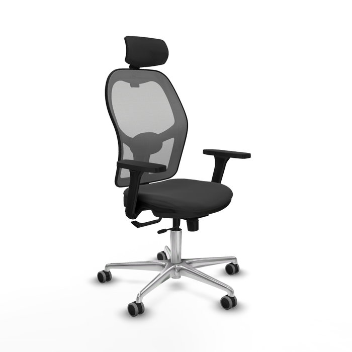 PIQUERAS Y CRESPO Silla de oficina Jorquera con mecanismo Sincro/Traslack Gris PIQUERAS Y CRESPO Silla de oficina Jorquera con mecanismo Sincro/Traslack Gris