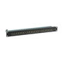 EFB Elektronik Patchpanel STP 24xRJ45 Cat.6 19 1HE Negro