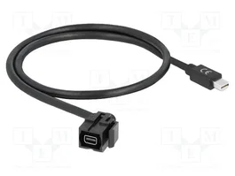 DeLOCK 86374 Módulo Keystone Mini DisplayPort a Mini DisplayPort 0,5 m