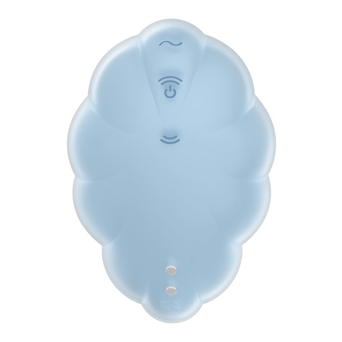 SATISFYER Cloud Dancer Vibrador Clitoridiano Doble Pulso de Aire Azul