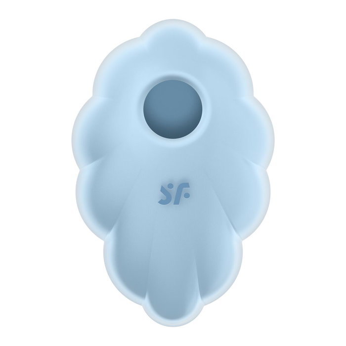 SATISFYER Cloud Dancer Vibrador Clitoridiano Doble Pulso de Aire Azul