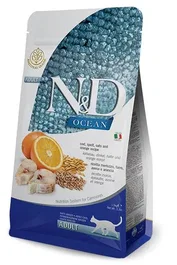 Farmina N&D Ocean Low Grain Pienso para Gatos de Bacalao 5 kg