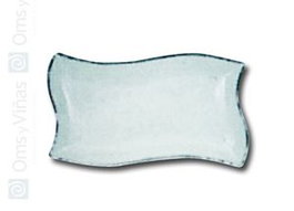 OMS Hot Wave Fuente Rectangular de Vidrio 31 cm