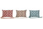 DKD Home Decor Cojín Mediterráneo Marrón Coral 10 x 30 x 20 cm (3 Unidades)