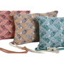 DKD Home Decor Pack de 3 Cojines Surtidos Playa 20x10x30 cm