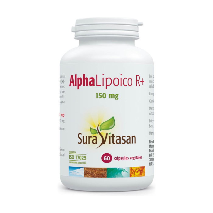 Sura Vitasan Alpha Lipoico R+ 150mg 60 cápsulas Sura Vitasan Alpha Lipoico R+ 150mg 60 cápsulas