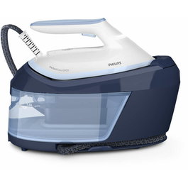 Philips PerfectCare PSG6026/20 Plancha de Vapor con Base, Color Azul y Blanco