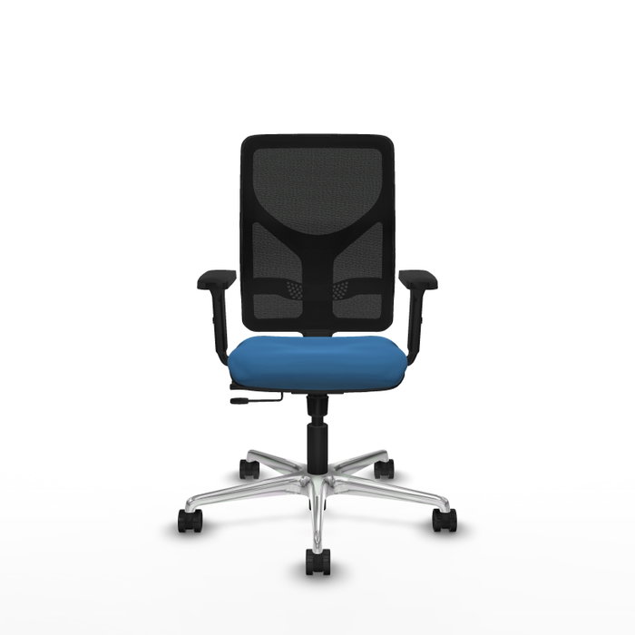 PIQUERAS Y CRESPO Silla de oficina Motilla con mecanismo Sincro/Traslack Azul claro y Negro PIQUERAS Y CRESPO Silla de oficina Motilla con mecanismo Sincro/Traslack Azul claro y Negro