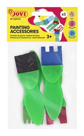 Pincel De Goma Jovi Grande Juego De 4