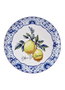 Hermia ODL0005 Plato de Servicio de Cerámica, Amarillo, 30x30x2 cm