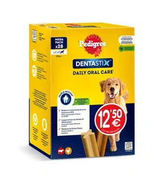 Pedigree Dentastix Original - Multipack Grande 28 Unidades - Snack Dental para Perros Mediano/Grande