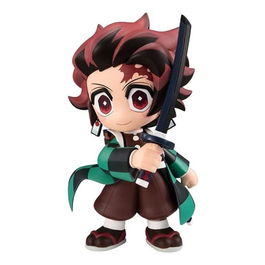 Good Smile Company Figura Toonize Tanjiro Kamado 13 cm Kimetsu no Yaiba, PVC articulada con base y complementos