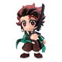 Good Smile Company Figura Toonize Tanjiro Kamado 13 cm Kimetsu no Yaiba, PVC articulada con base y complementos