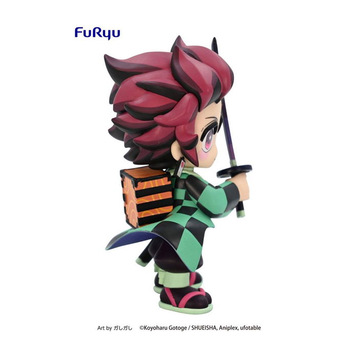 Good Smile Company Figura Toonize Tanjiro Kamado 13 cm Kimetsu no Yaiba, PVC articulada con base y complementos