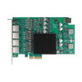DeLOCK PCI Express x4 Gigabit LAN 4x RJ45 con PoE+ Intel I350, Tarjeta de Red Interna para PC, Windows 10/11