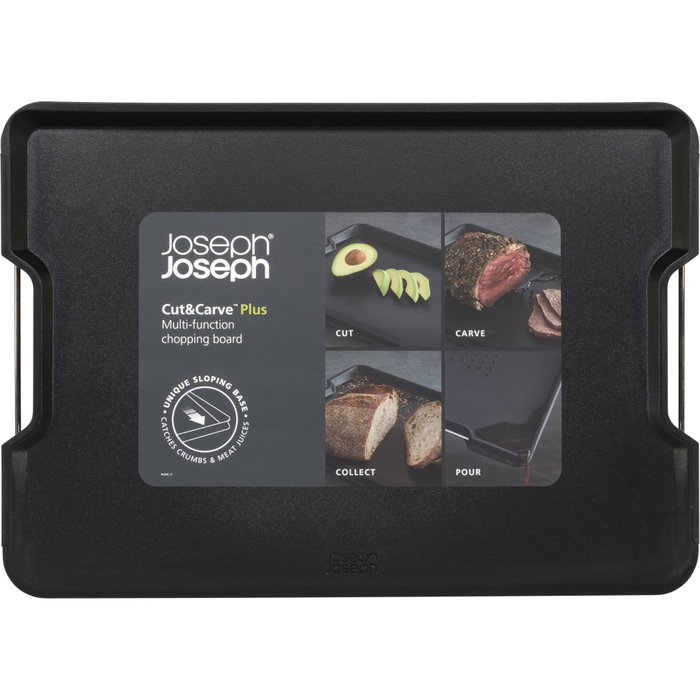 Joseph Joseph Cut&Carve Plus Tabla de Cortar Multifuncional Negra Joseph Joseph Cut&Carve Plus Tabla de Cortar Multifuncional Negra