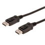 Digitus Cable de Conexión DisplayPort, DP M/M, 2.0m, con Bloqueo, Ultra HD 4K