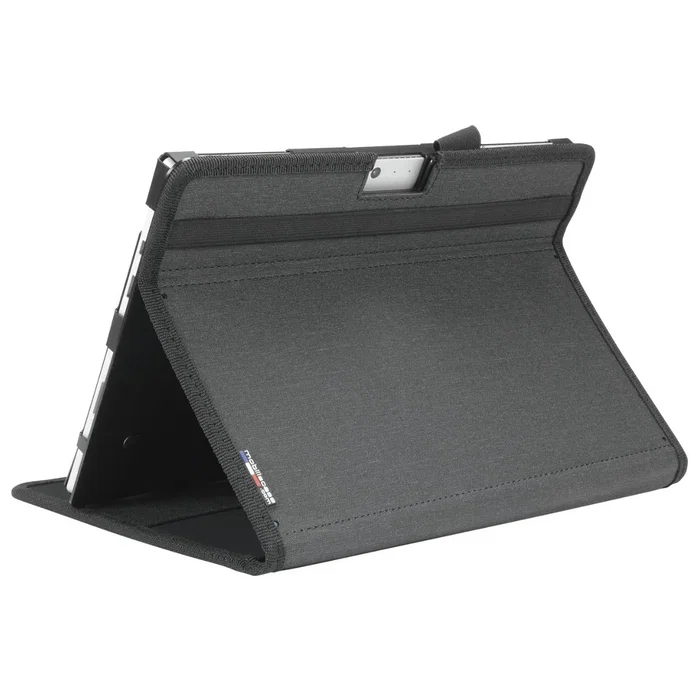 Mobilis 051004 Funda Folio para Microsoft Surface Pro 2017/4 - 31.2 cm (12.3") - Negro, Resistente a Golpes, con Modo Espera y Portabolígrafo