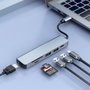 COOLBOX Docking Station C61 USB-C Hub con PD 100W, 4K HDMI, 2x USB-A 3.2, Lector SD/microSD para MacBook, Steam Deck, Switch, Ultrabooks