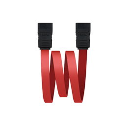 Nanocable Cable SATA II 0,5 m Macho/Macho Negro y Rojo