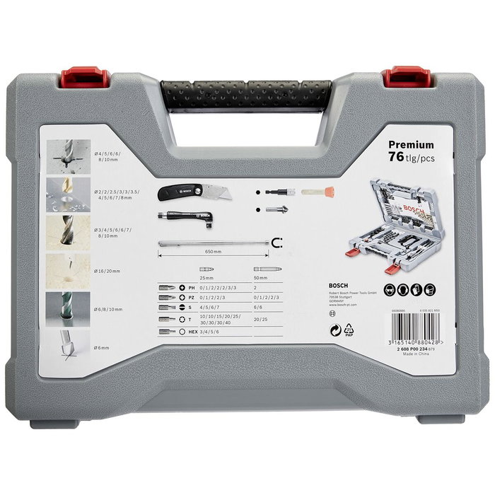 Bosch Juego de destornilladores premium de 76 piezas