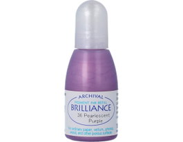 Tsukineko Tinta BRILLANCE Morado Perlado Efecto Nacarado 20ml
