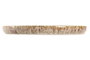 DKD Home Decor Plato de Postre de Gres Esmaltado Beige 20x20x2 cm