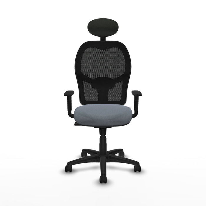 PIQUERAS Y CRESPO Silla de oficina Alocén Gris y Negro PIQUERAS Y CRESPO Silla de oficina Alocén Gris y Negro