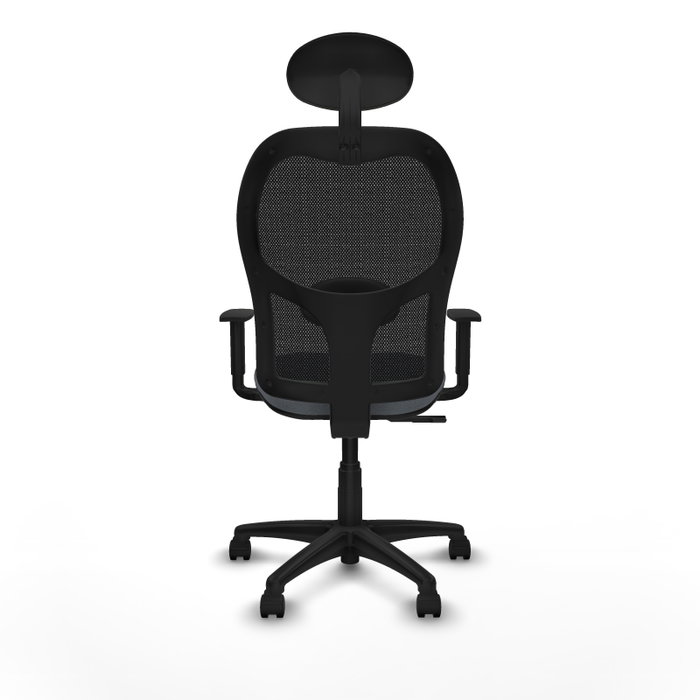 PIQUERAS Y CRESPO Silla de oficina Alocén Gris y Negro PIQUERAS Y CRESPO Silla de oficina Alocén Gris y Negro