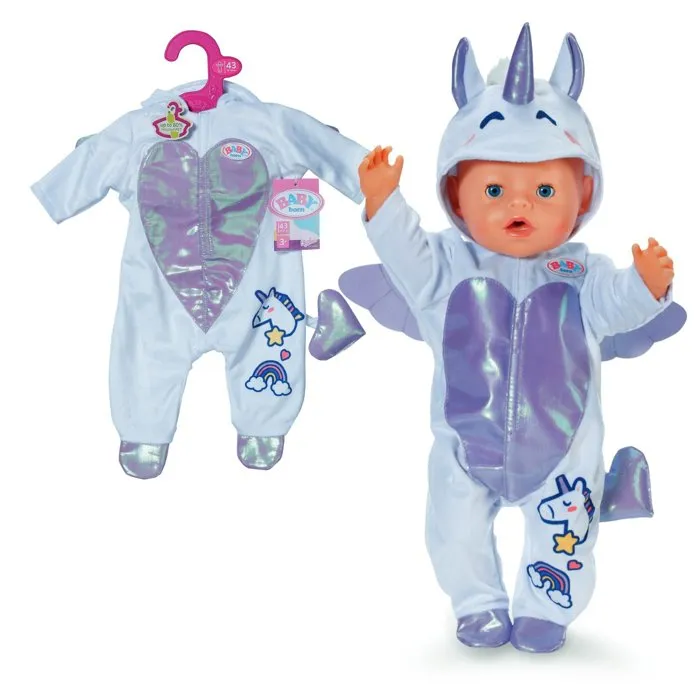 Baby Born - Mono Unicornio de 43 cm, Accesorio para Muñeca Baby Born - Mono Unicornio de 43 cm, Accesorio para Muñeca