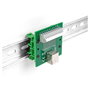 DeLOCK 67012 Adaptador RJ50 hembra a bloque de terminales con pulsador para carril DIN