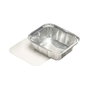STARPAK Aluschalen mit Deckel 500 ml silber