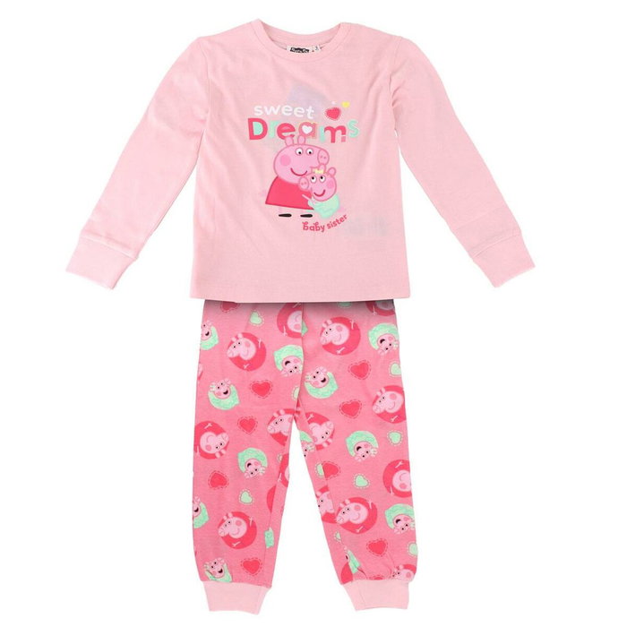 Cerdá Pijama Largo Single Jersey Peppa Pig Rosa 4 Años