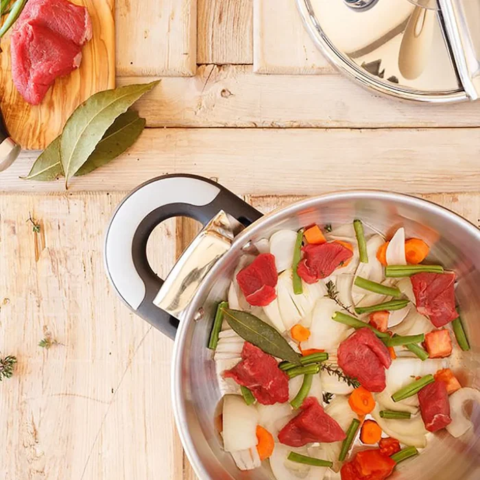 BRA Olla a Presión New Star A185501, Acero Inoxidable 18/10, 4.5 Litros Ø22cm, Aptas para Inducción y Gas, Cuerpo Lavavajillas