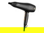 Argon Secador de Pelo Negro Mate Dorado 2400W, Con Difusor, Dimensiones 26.5x27x8.5 cm, 1.8m Cable, 50-60Hz, Enchufe VDE (Set de 6)