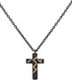 Police Collar Munnar Pendant SS Black para Hombre