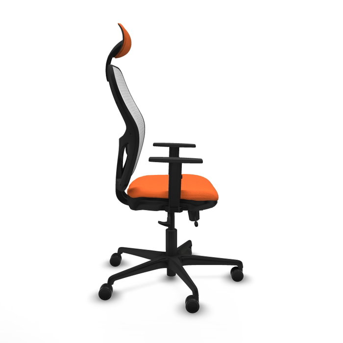PIQUERAS Y CRESPO Silla de oficina Jorquera Naranja y Blanco