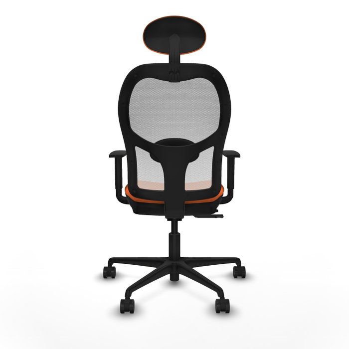 PIQUERAS Y CRESPO Silla de oficina Jorquera Naranja y Blanco