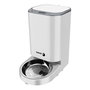Fagor Comedero Automático para Perros/Gatos, Dispensador de Comida Programable con Bandeja de Acero Inoxidable, Capacidad 4L/2kg