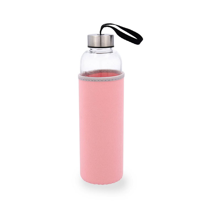 Botella Transporte Vidrio con Funda Neop Quidate Quid 0,60 L (12 Unidades) Botella Transporte Vidrio con Funda Neop Quidate Quid 0,60 L (12 Unidades)