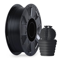 Creality Ender PLA Filamento Negro para Impresora 3D, 1.75 mm, 1 kg en Bobina, Material de Impresion